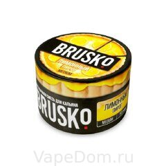 BRUSKO Смесь для кальяна Medium Лимонный пирог