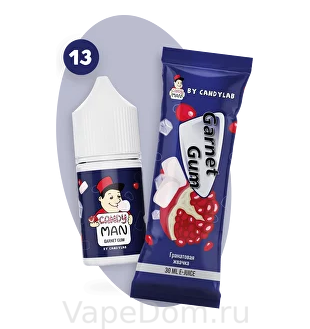 Жидкость SALT Candyman (Garnet Gum) Жвачка Гранат, 30мл 20мг