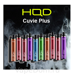 HQD CUVIE PLUS 1200 Клубничный милкшейк / Rainbow 20 мг