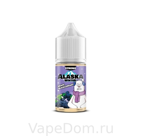 Жидкость SALT Alaska Winter (Grape Blackcurrant) Виноград Черная смородина, 30мл 20мг HARD