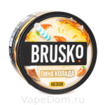 Бестабачная смесь BRUSKO Medium (Пина колада) 250гр