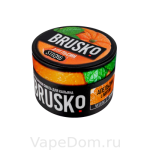 Бестабачная смесь BRUSKO Strong (Апельсин с мятой) 50гр