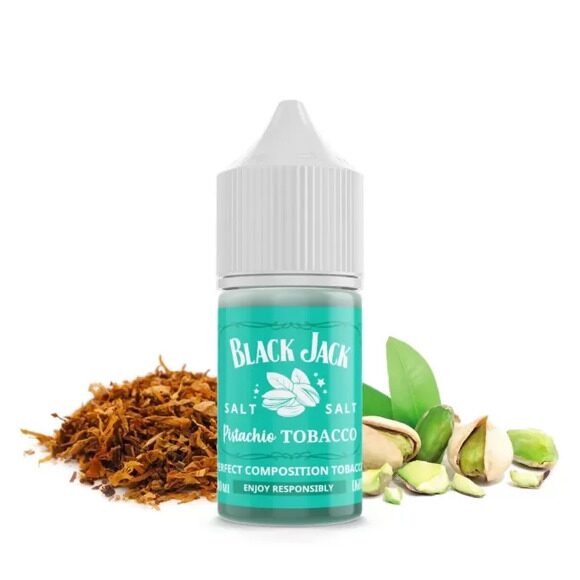 Жидкость SALT Black Jack (Pistachio Tobacco) Фисташковый табак, 30мл 20мг STRONG