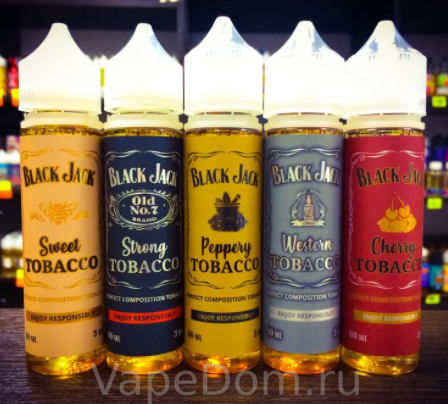 Жидкость Black Jack (Grand Tobacco) Табак выпечка, 60мл 12мг