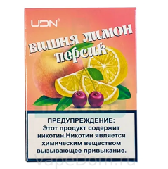 Картридж  UDN-X "Вишня+лимон+персик" 2.5ml (1 шт)