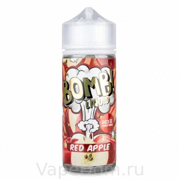 Жидкость BOMB! Liquid (Red Apple) Красное Яблоко, 120мл 0мг