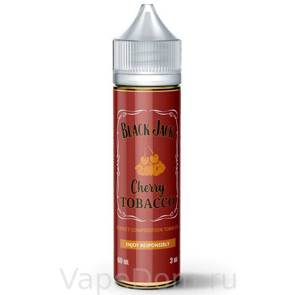 Жидкость Black Jack (Cherry Tobacco) Вишневый табак, 60мл 3мг