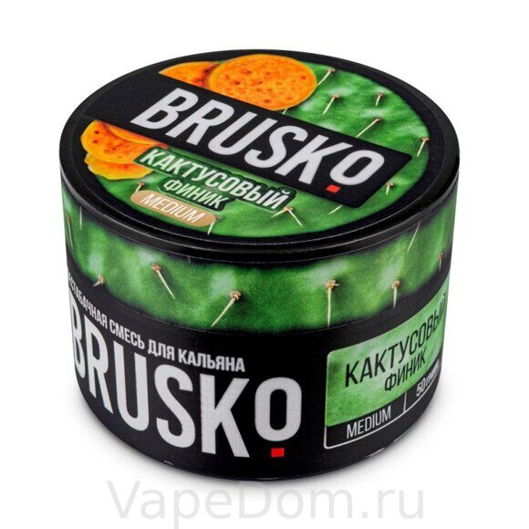 BRUSKO Смесь для кальяна Medium Кактусовый Финик