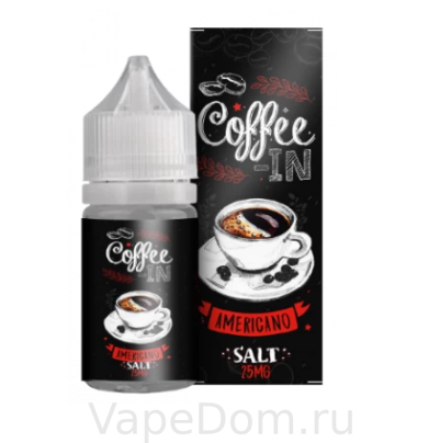 Жидкость SALT Red Smokers Coffee-in  (Americano) Американо, 30мл 20мг STRONG