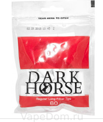 Фильтры для самокруток Dark Horse Regular Long 8 мм 60 шт