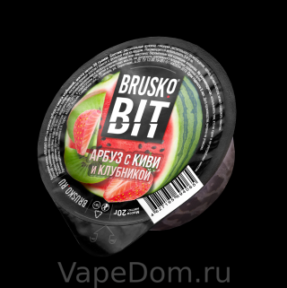 Бестабачная Смесь BRUSKO BIT Medium (Арбуз с киви и клубникой) 20гр