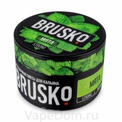 Бестабачная смесь BRUSKO Strong (Мята) 50гр