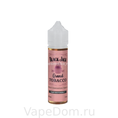 Жидкость SALT Black Jack (Grand Tobacco) Табак выпечка, 60мл 12мг