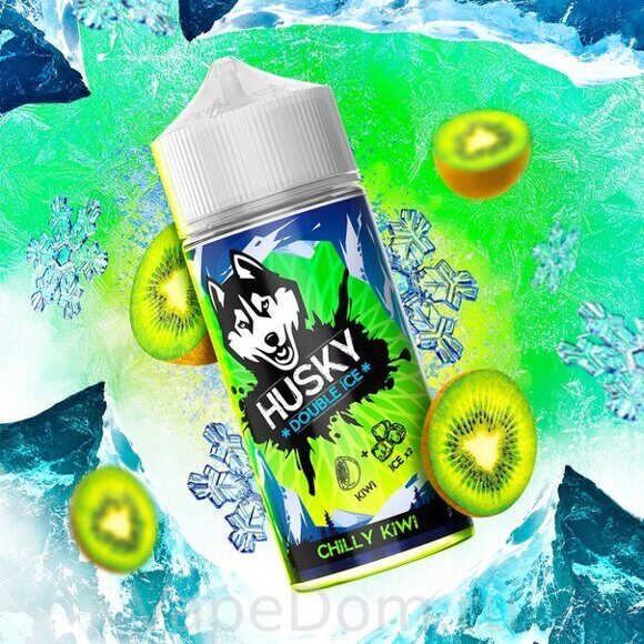 Жидкость SALT Husky Double ICE (Chilly Kiwi) Киви, 30мл 20мг