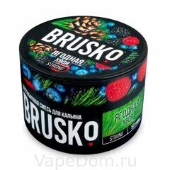 Бестабачная смесь BRUSKO Strong (Ягодная хвоя) 50гр