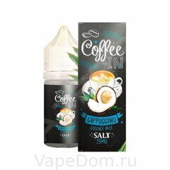 Жидкость SALT Red Smokers Coffee-in  (Cappuccino Coconut Milk) Капучино на Кокосовом Молоке, 30мл 20мг