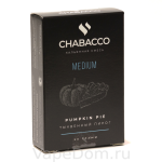 Бестабачная смесь CHABACCO Medium (Pumpkin pie) Тыквенный пирог 50гр